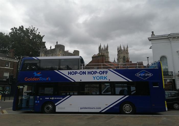 Hop-on Hop-off York Open Top Bus Tour