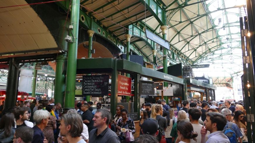 Browse  the food stalls in Borough Market