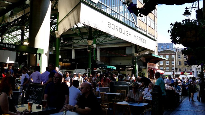 Browse  the food stalls in Borough Market