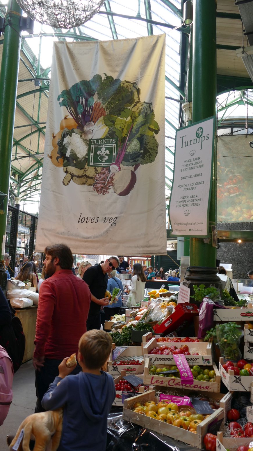 Browse  the food stalls in Borough Market
